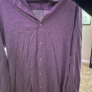 a calvin klein liquid touch solid knit long shirt